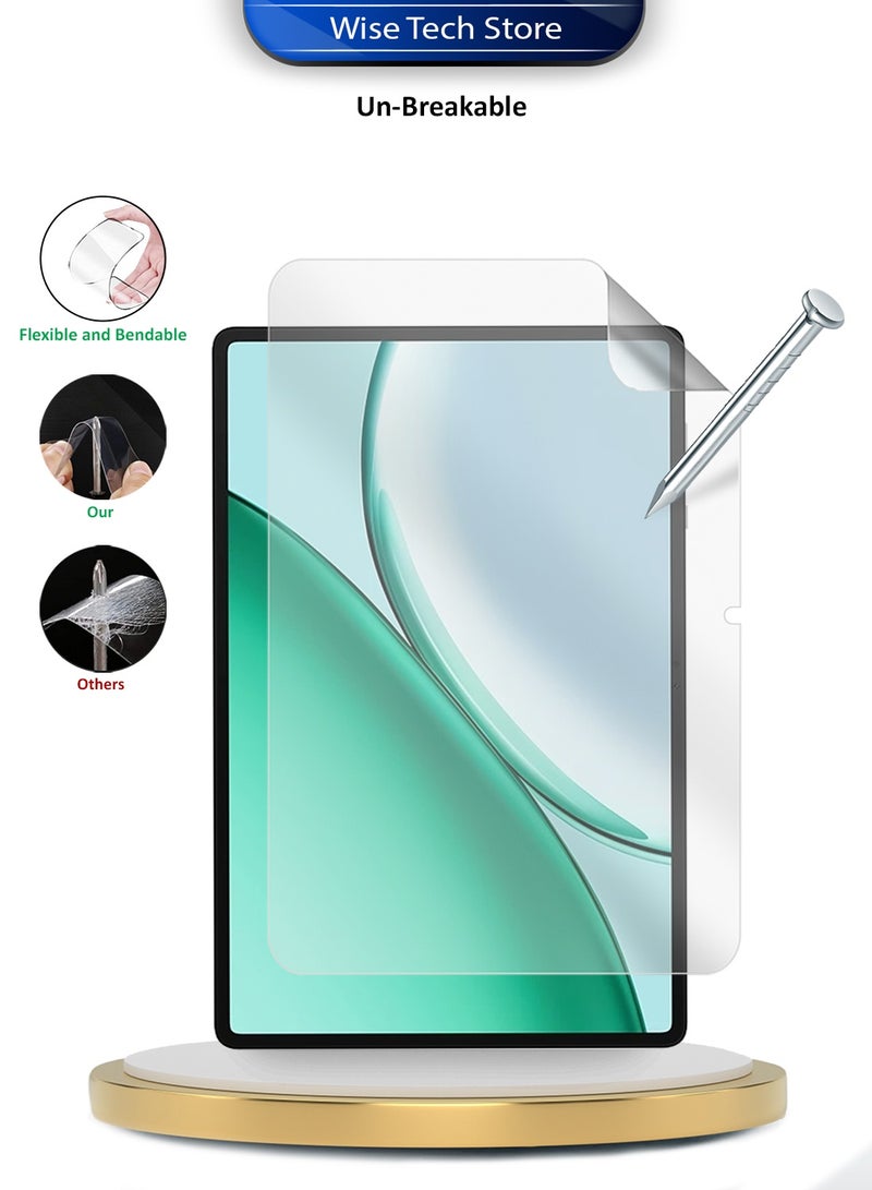 دبليو تيك هونر باد X8b 4G 2026 (11.0 بوصة) فيلم حماية الشاشة الهيدروجيل النقي الفائق من Wtech مات رقيق ومرن (TSHFMN) - شفاف - Image 3